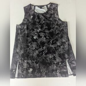 Atheleta Sleevelss Crew Neck Top With Side Slit Sz SP